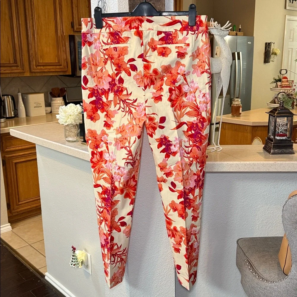Chico’s Brigitte™ Slub Ankle Pants Tall - Picture 8 of 12